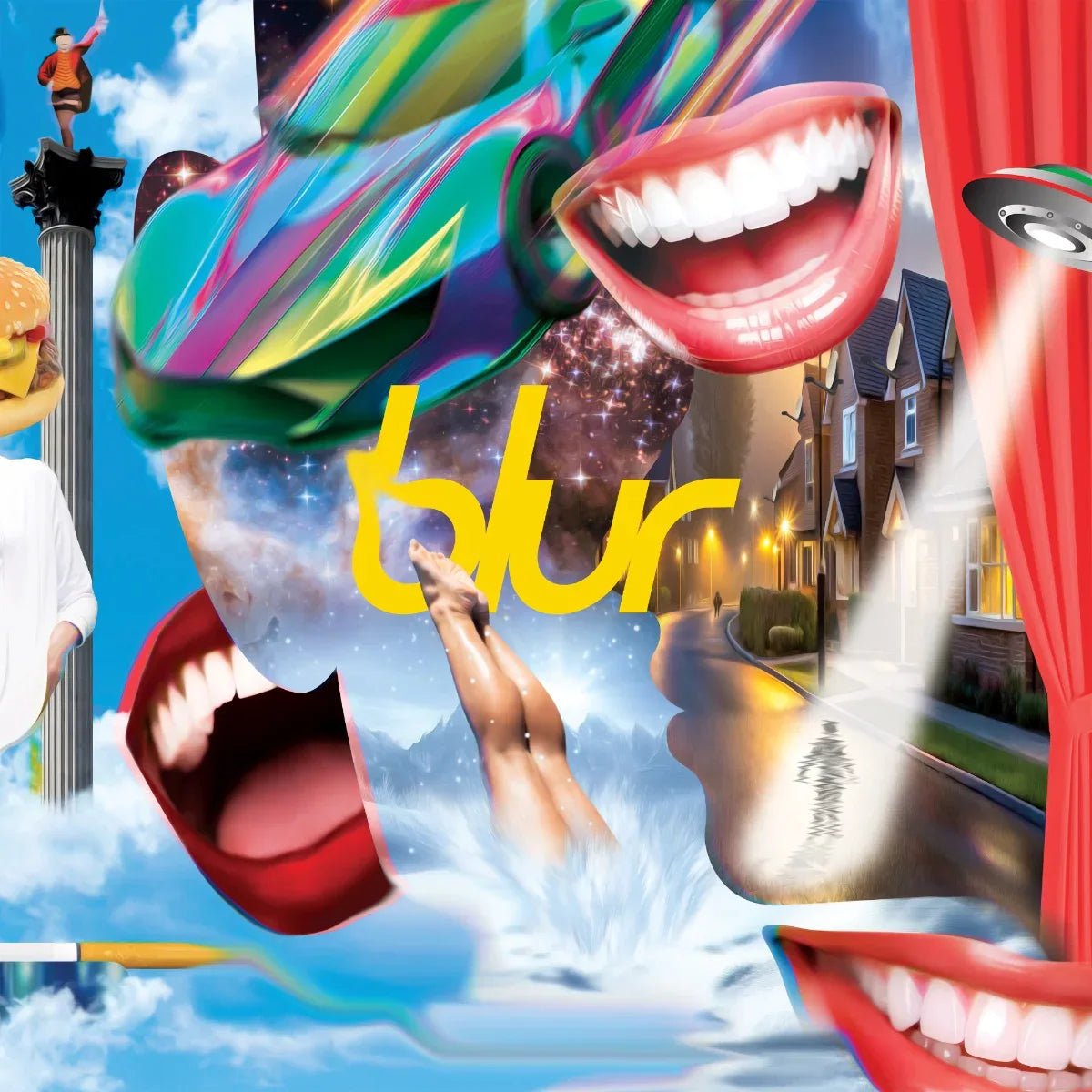 Blur - The Great Escape (30th Anniversary Edition) (Yellow / Turquoise Vinyl) (2 LP) - Joco Records