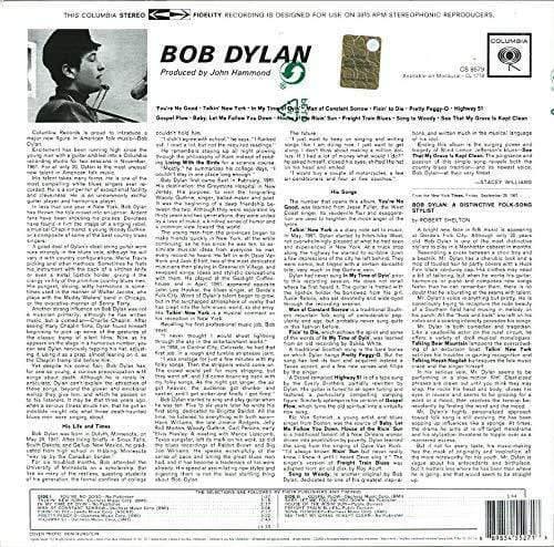 Bob Dylan - Bob Dylan (Limited Import, 150 Gram) (LP) - Joco Records