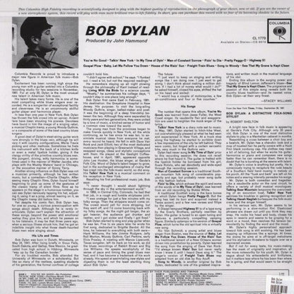 Bob Dylan - Bob Dylan (Remastered, 180 Gram, Mono) (LP) - Joco Records