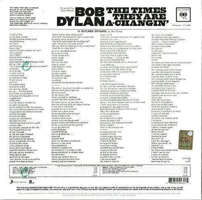 Bob Dylan - Times They Are A-Changin' (Mono, 180 Gram) (LP) - Joco Records