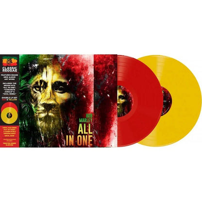 Bob Marley - All in One (Limited Edition, Remastered, Red & Yellow Vinyl) (2 LP) - Joco Records