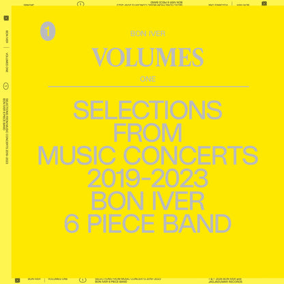 Bon Iver - Volumes: One - Selections From Music Concerts 2019-2023 - 6 Piece Band (LP)