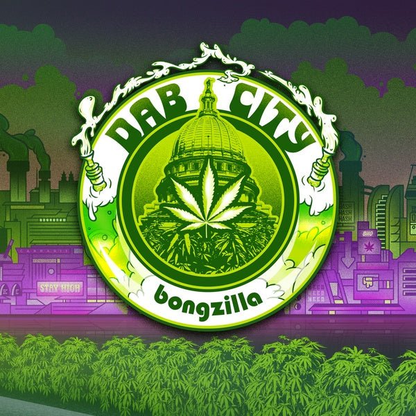 Bongzilla - Dab City (Striped Violet & White & Green Vinyl) (2 LP) - Joco Records