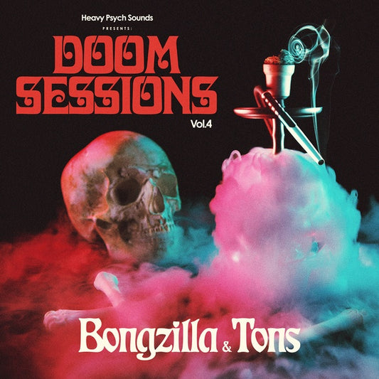 BONGZILLA/TONS - Doom Sessions Vol. 4 (Neon Magenta/Black Blue Striped Vinyl)