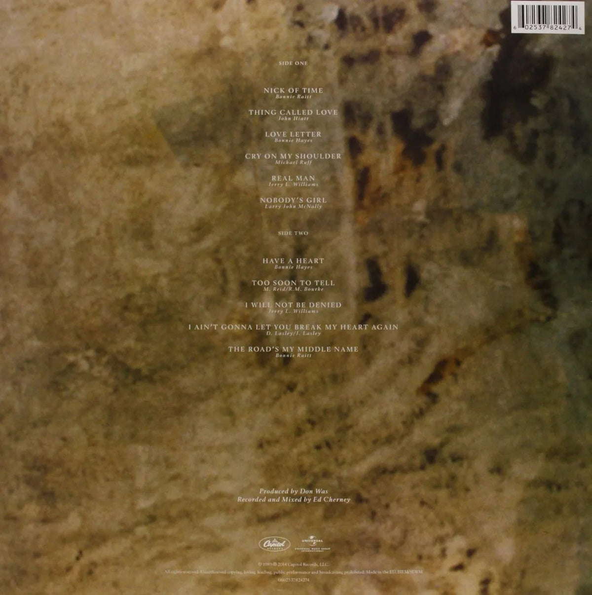 Bonnie Raitt - Nick Of Time (25th Anniversary Edition, 180 Gram) (LP) - Joco Records