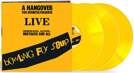 Bowling For Soup - A Hangover You Definitely Deserve: Liver (Opaque Yellow Color Vinyl, Photo / Photo Card, Poster) (3 LP)