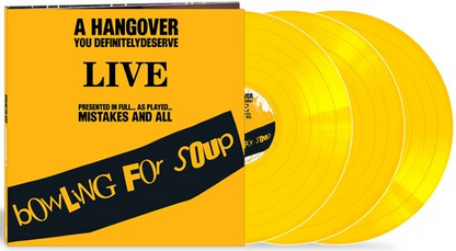 Bowling For Soup - A Hangover You Definitely Deserve: Liver (Opaque Yellow Color Vinyl, Photo / Photo Card, Poster) (3 LP)