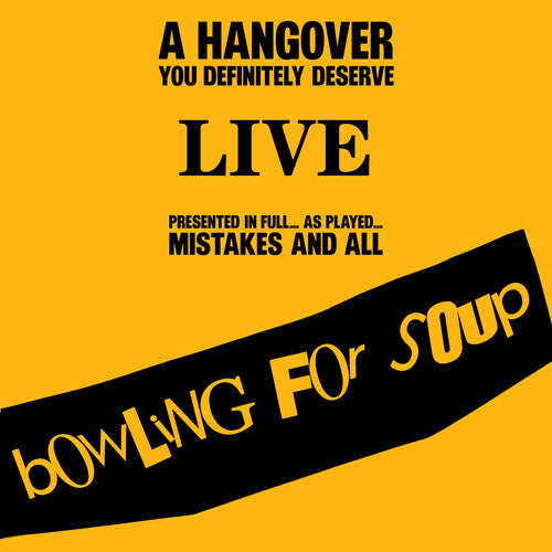 Bowling For Soup - A Hangover You Definitely Deserve: Liver (Opaque Yellow Color Vinyl, Photo / Photo Card, Poster) (3 LP)