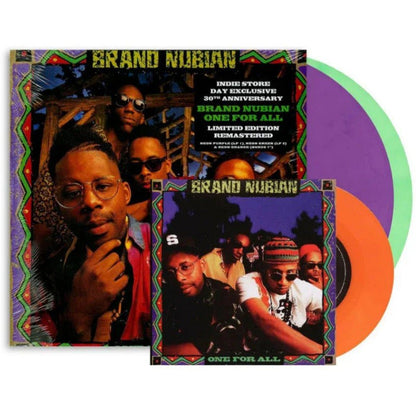 Brand Nubian - One for All (30th Anniversary) (Indie Exclusive, Color Vinyl) (2 LP & Bonus 7-Inch) - Joco Records