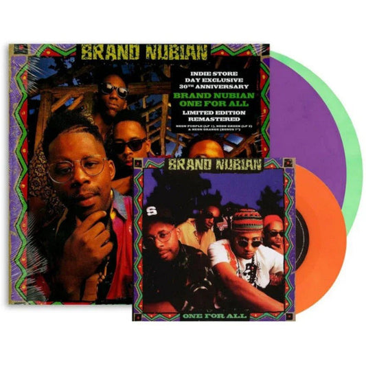 Brand Nubian - One for All (30th Anniversary) (Indie Exclusive, Color Vinyl) (2 LP & Bonus 7-Inch) - Joco Records