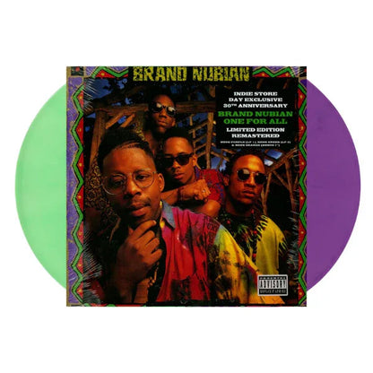 Brand Nubian - One for All (30th Anniversary) (Indie Exclusive, Color Vinyl) (2 LP & Bonus 7-Inch) - Joco Records