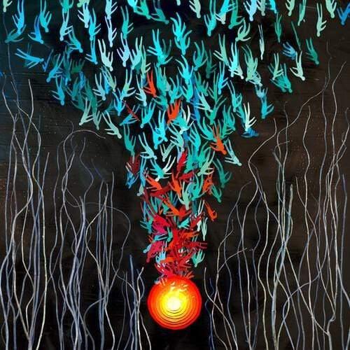 Bright Eyes - Down In The Weeds, Where The World Once Was (Indie Exclusive) (Red & Orange Vinyl) (2 LP) - Joco Records