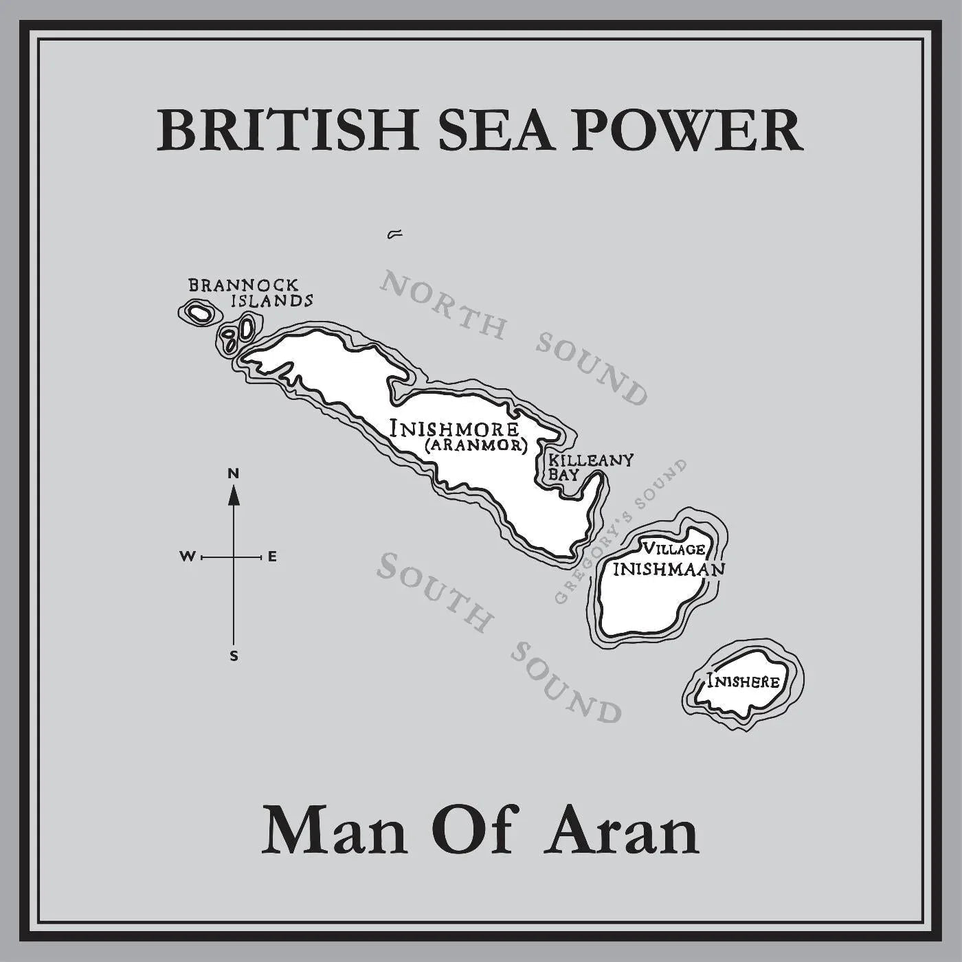 British Sea Power - Man Of Aran (Yellow & Blue Vinyl) (2 LP) - Joco Records