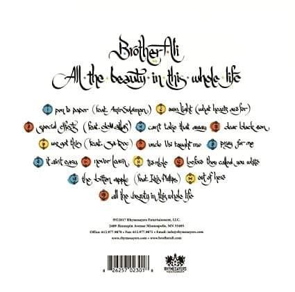 Brother Ali - All The Beauty In This Whole Life (Limited Edition, Clear Vinyl) (2 LP) - Joco Records