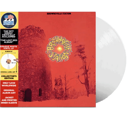 Brownsville Station - Brownsville Station (The Red Album) (Limited Edition, Opaque White Vinyl) (LP) - Joco Records
