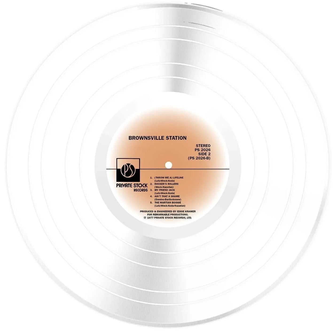 Brownsville Station - Brownsville Station (The Red Album) (Limited Edition, Opaque White Vinyl) (LP) - Joco Records