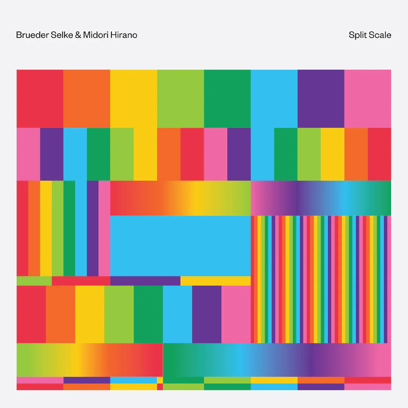 Brueder & Midori Hirano Selke - Split Scale (Indie Exclusive, Crystal Clear Vinyl)