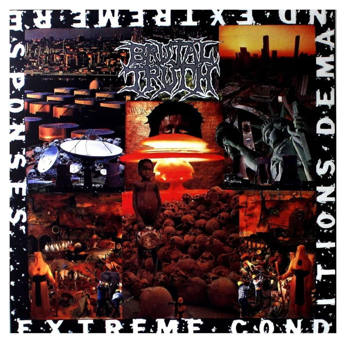 Brutal Truth - Extreme Conditions (Indie Exclusive, RSD Essentials, Orange & White Vinyl) (LP) - Joco Records