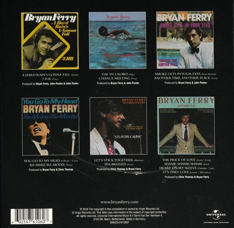 Bryan Ferry - Island Singles 1973 - 1976 (7" Vinyl Box Set, Import) (6 LP) - Joco Records
