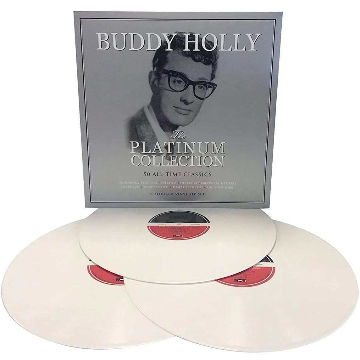 Buddy Holly - The Platinum Collection (Limited Edition, White Vinyl) (3 LP) - Joco Records