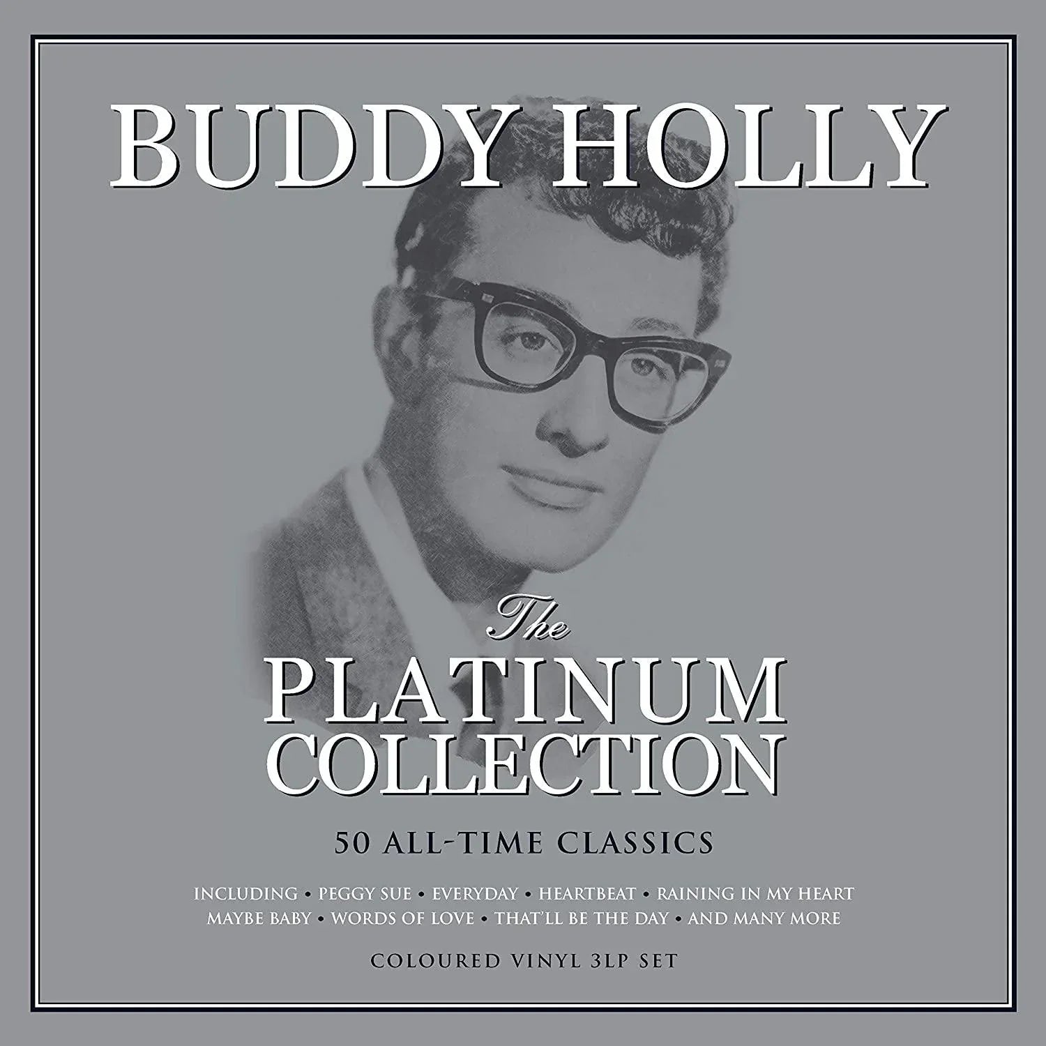 Buddy Holly - The Platinum Collection (Limited Edition, White Vinyl) (3 LP) - Joco Records