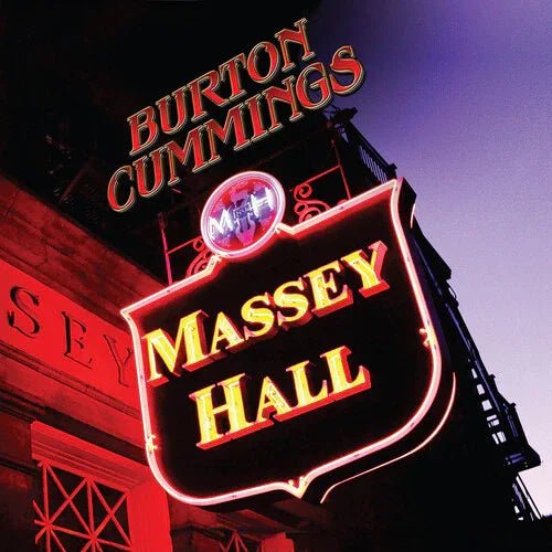 Burton Cummings - Massey Hall (Limited Edition, Red Vinyl) (2 LP) - Joco Records
