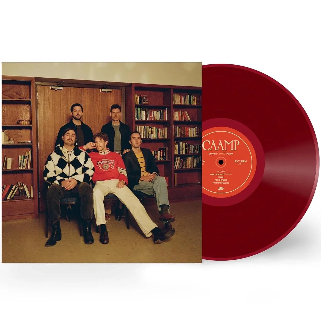 Caamp - Copper Changes Color (Limited Edition, Apple Red Vinyl) (LP) - Joco Records