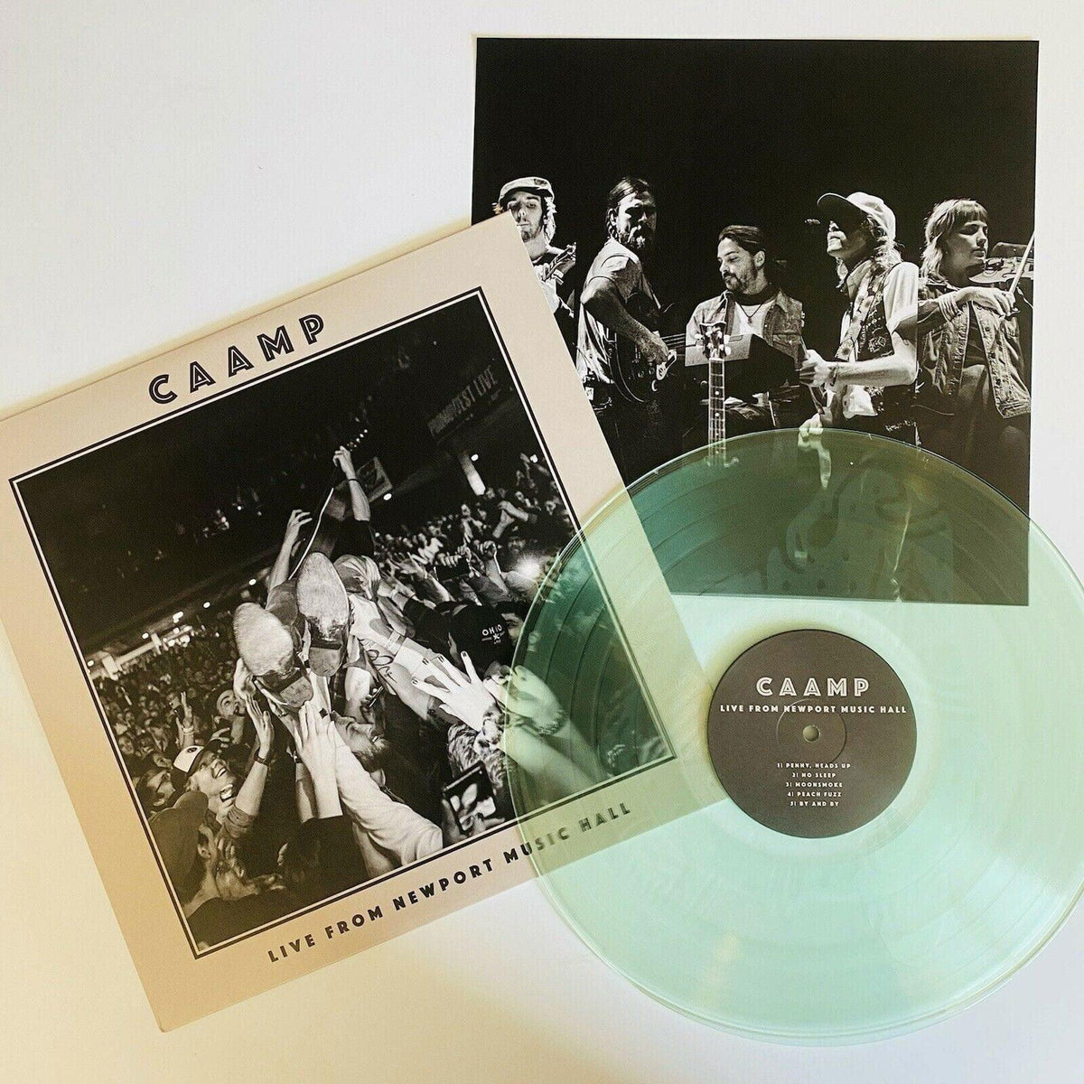 Caamp - Live From Newport Music Hall (Indie Exclusive, Coke Bottle Clear Vinyl) (LP) - Joco Records
