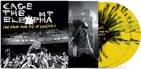 Cage The Elephant - Live From The Vic In Chicago (RSD Exclusive, Limited Edition, Vibrant Yellow & Black Splatter Vinyl) (2 LP) - Joco Records