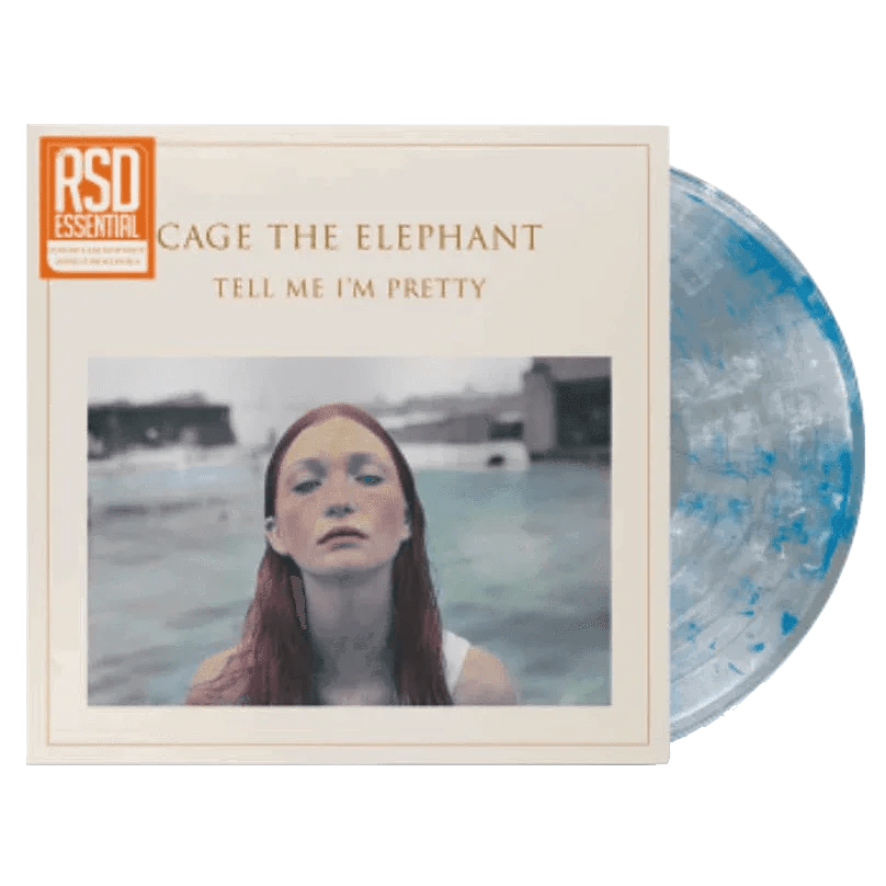 Cage the Elephant - Tell Me I'm Pretty (Limited Edition, Clear with White & Blue Swirls Vinyl) (LP) - Joco Records