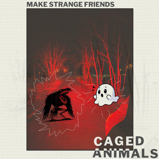 Caged Animals - Make Strange Friends (Translucent Ruby Vinyl) (LP) - Joco Records