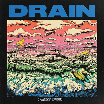 Drain - California Cursed (Limited Edition, Baby Blue Vinyl) (LP)