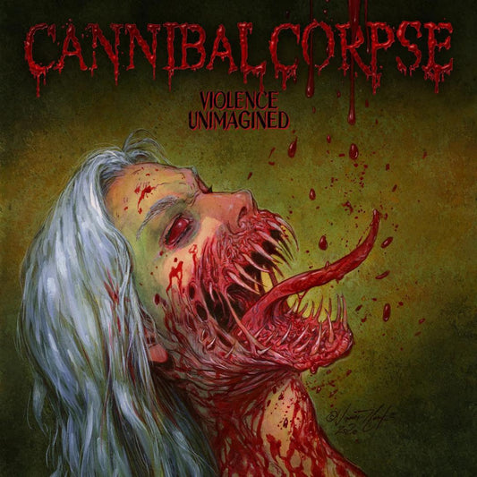 Cannibal Corpse - Violence Unimagined (Bone White & Red Color Vinyl) - Joco Records