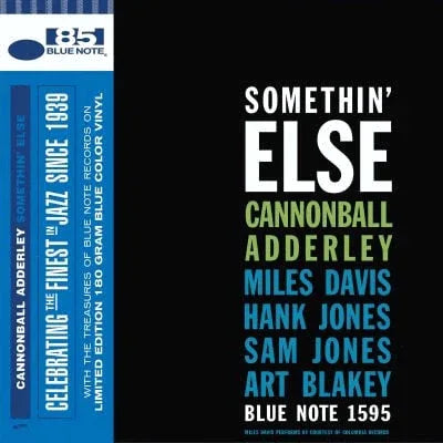 Cannonball Adderley - Somethin' Else (Indie Exclusive, Blue Vinyl) (LP) - Joco Records
