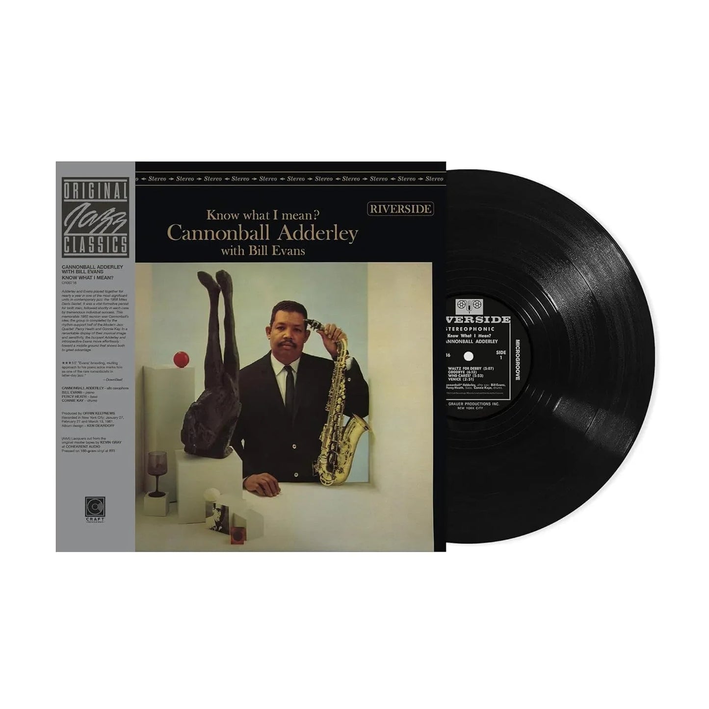 Cannonball Adderley/Bill Evans - Know What I Mean? (Original Jazz Classics Series) (LP) - Joco Records