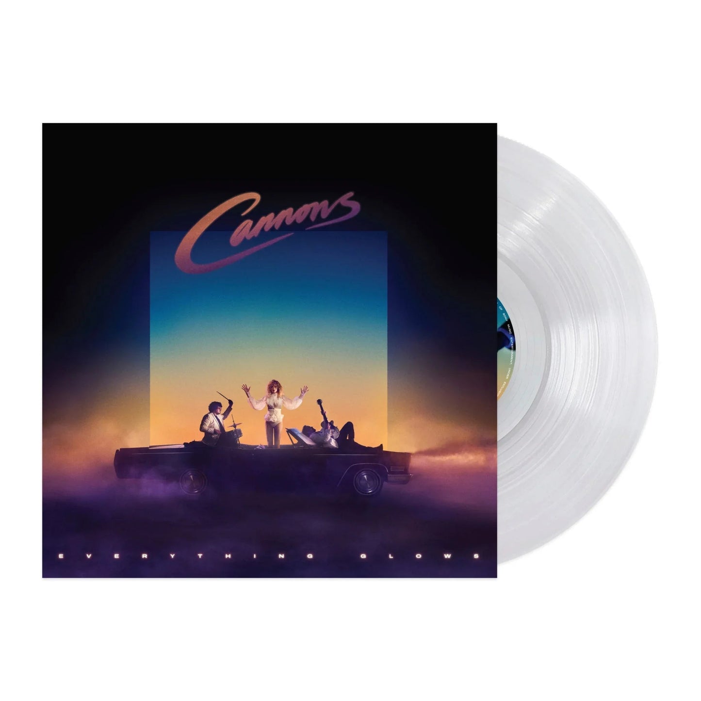 CANNONS - Everything Glows (Wide LP) (Clear Vinyl} (Vinyl) - Joco Records