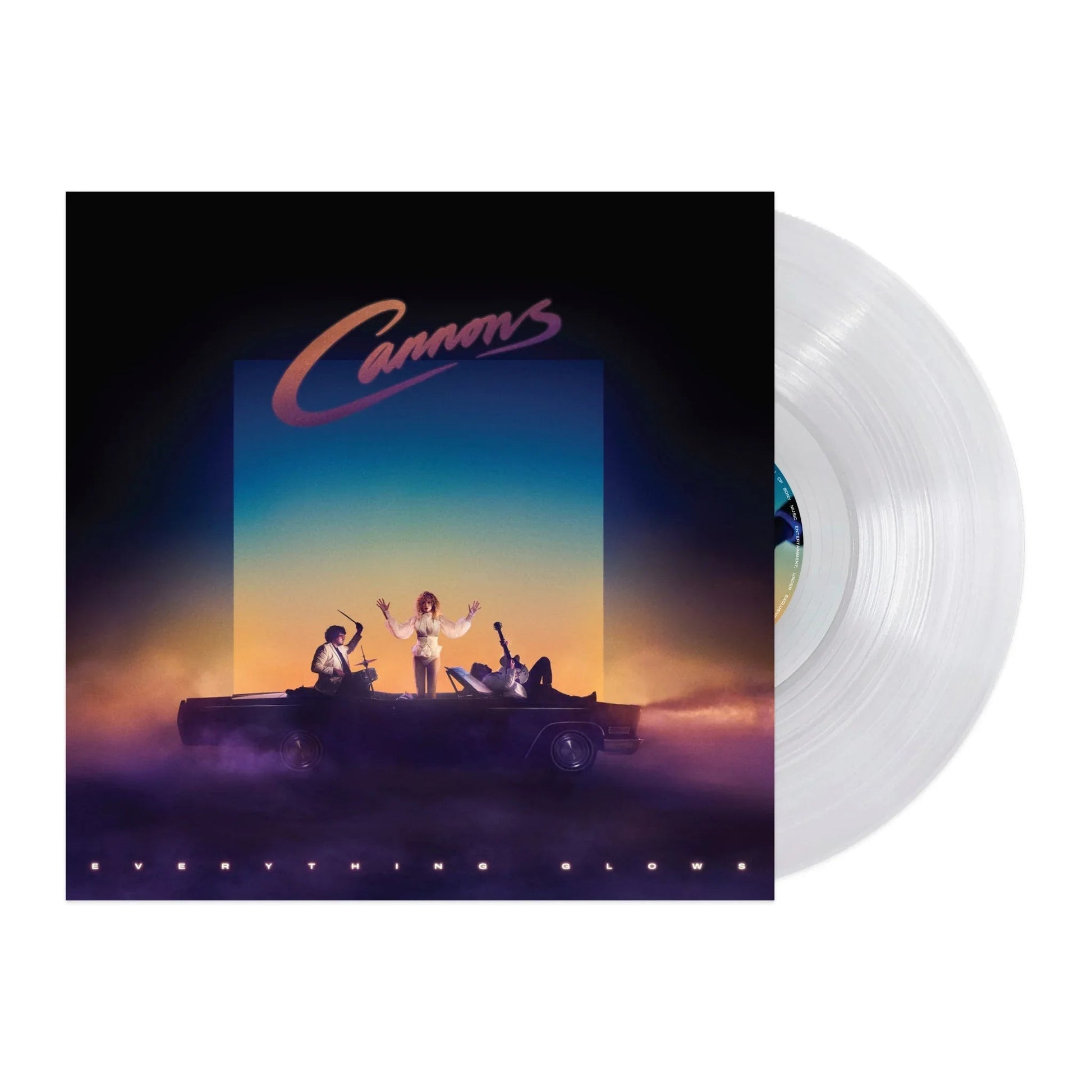 CANNONS - Everything Glows (Wide LP) (Clear Vinyl} (Vinyl) - Joco Records