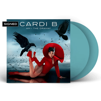 Cardi B - Am I The Drama? (Limited Edition, Baby Blue Vinyl, Signed) (2 LP) - Joco Records