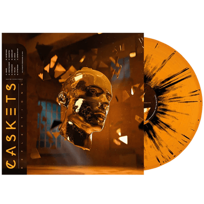 Caskets - Reflections (Limited Edition, Orange Black & White Splatter Vinyl) (LP) - Joco Records