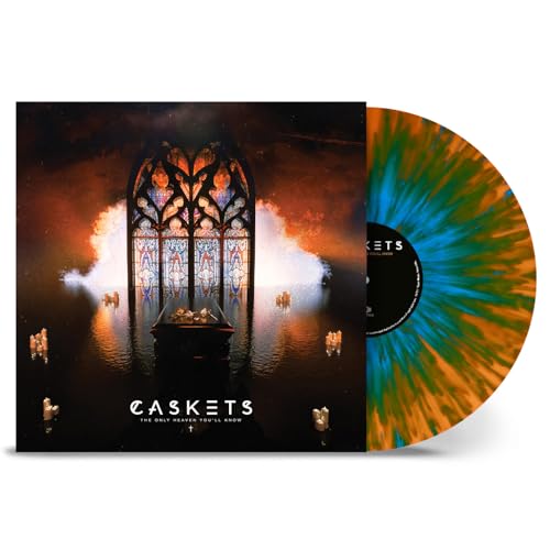Caskets - The Only Heaven You'Ll Know (LP Sleeve) (Orange Sky Blue Splatter)