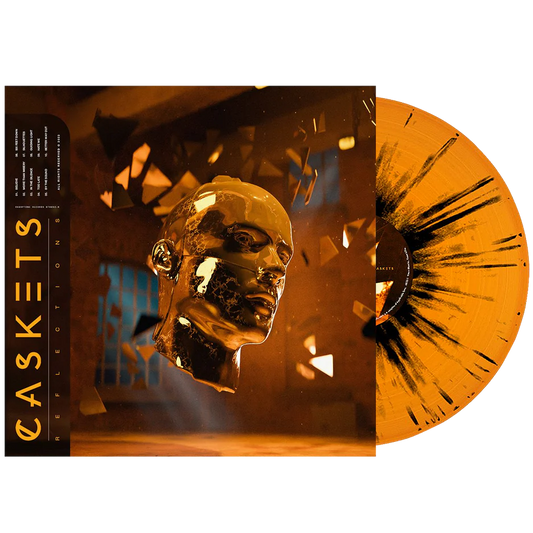Caskets - Reflections (Limited Edition, Orange Black & White Splatter Vinyl) (LP) - Joco Records
