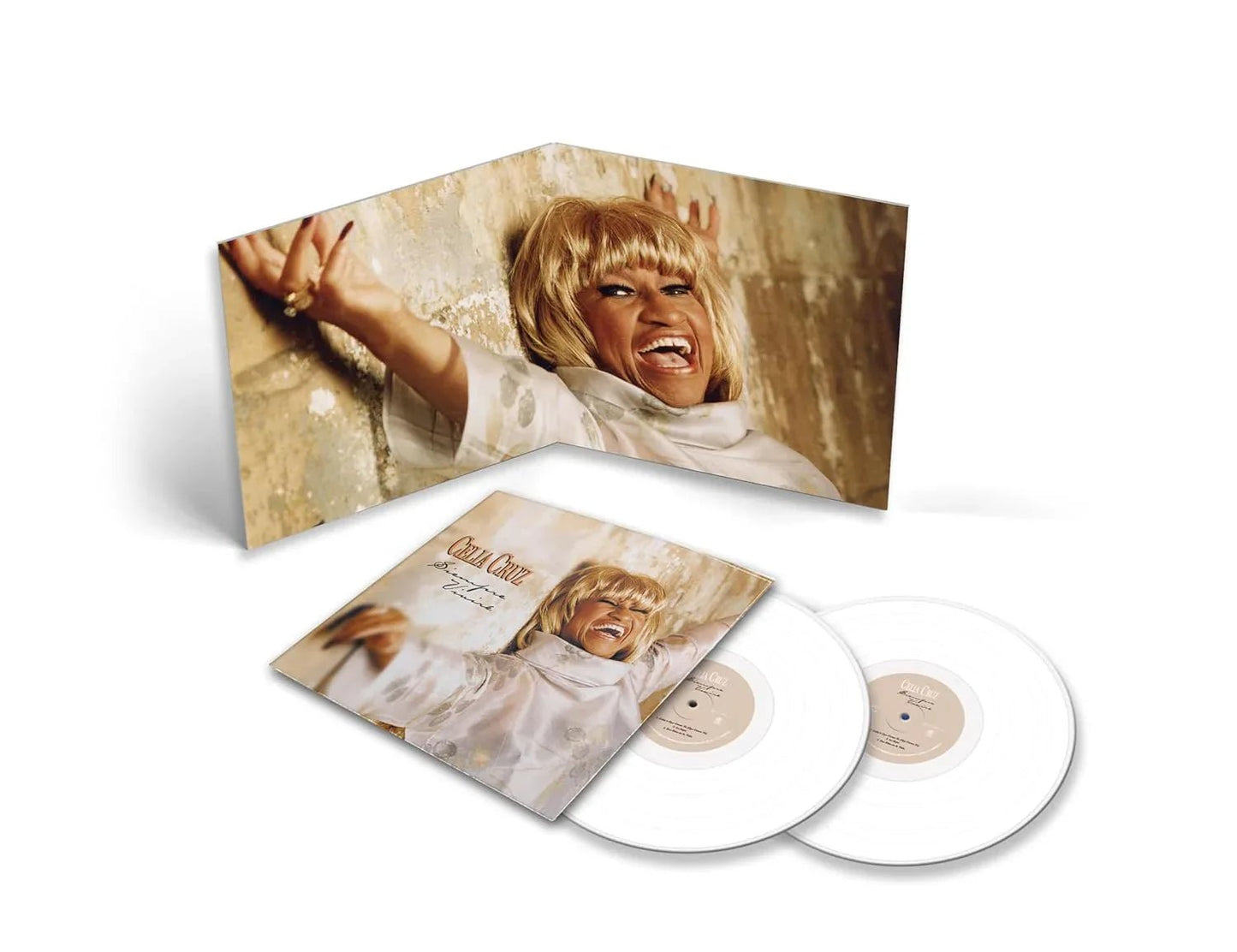 Celia Cruz - Siempre Vivire (Limited Edition, White Vinyl) (2 LP) - Joco Records