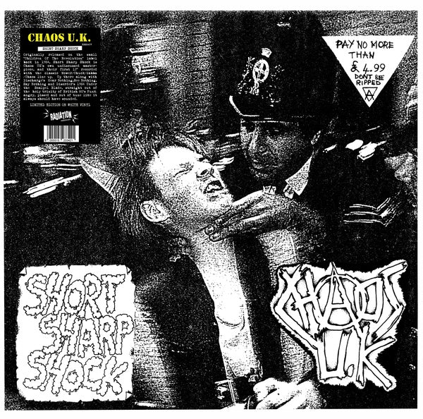 CHAOS U.K. - Short Sharp Shock (Limited Edition, White Vinyl)