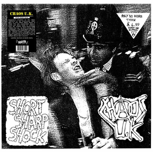CHAOS U.K. - Short Sharp Shock (Limited Edition, White Vinyl)