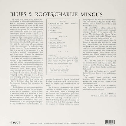 Charles Mingus - Blues & Roots (Limited Edition Import, 180 Gram, Blue Vinyl) (LP) - Joco Records