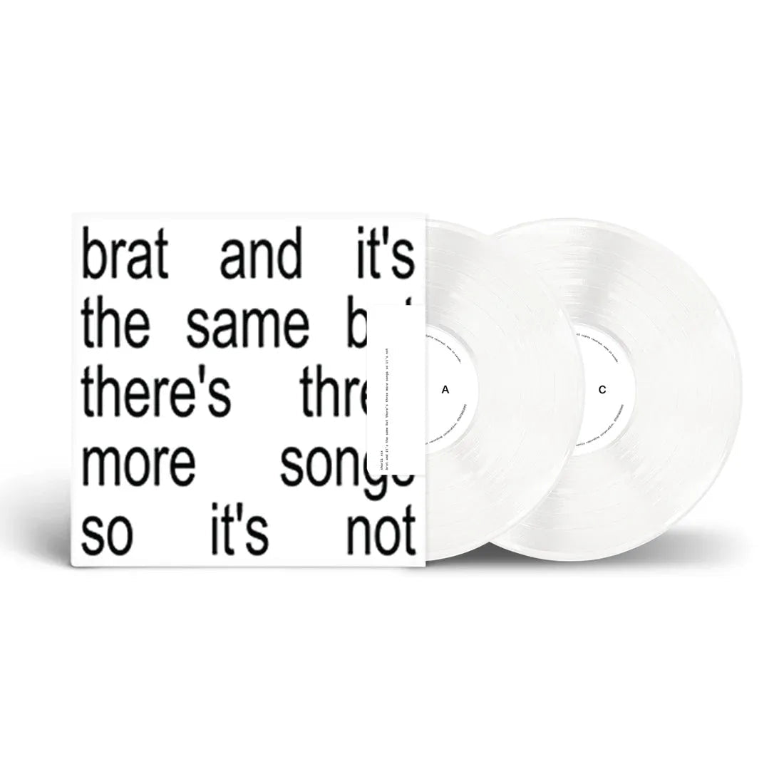 Charli XCX - Brat And It's The Same But There's Three More Songs So It's Not (White Vinyl) (2 LP) - Joco Records