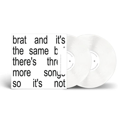 Charli XCX - Brat And It's The Same But There's Three More Songs So It's Not (White Vinyl) (2 LP) - Joco Records