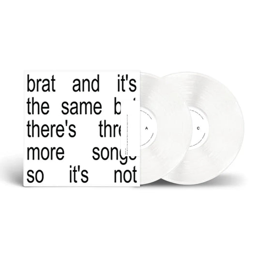 Charli XCX - Brat And It's The Same But There's Three More Songs So It's Not (White Vinyl) (2 LP) - Joco Records