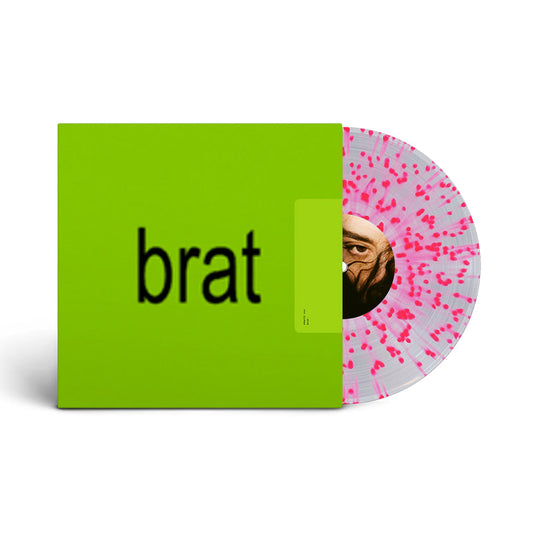 Charli XCX - brat (Indie Exclusive, Clear Vinyl, Pink, Gatefold LP Jacket, Splatter)
