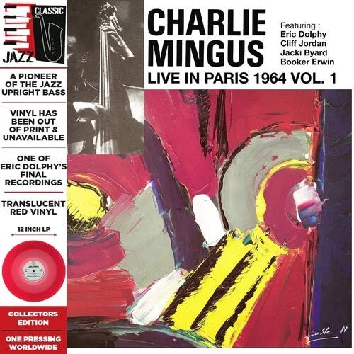 Charlie Mingus - Live in Paris, 1964 Vol. 1 (Limited Deluxe Edition, Red Vinyl) (LP) - Joco Records